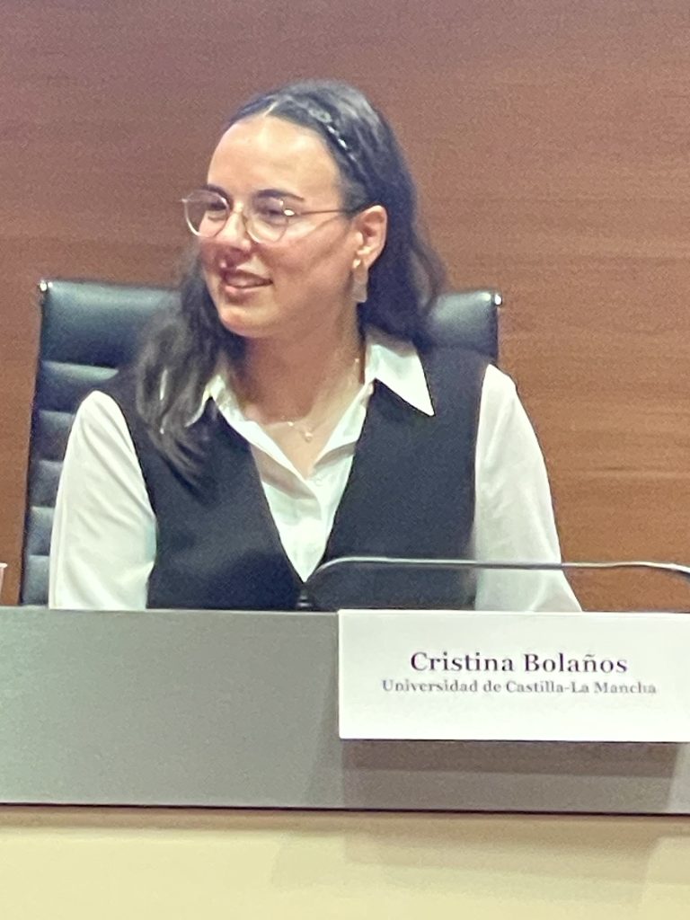 Cristina Bolaños Peño (Premio SCIE-ZONTA-SNGULAR 2023) del grupo de investigación ARCO de la Universidad Castilla la Mancha